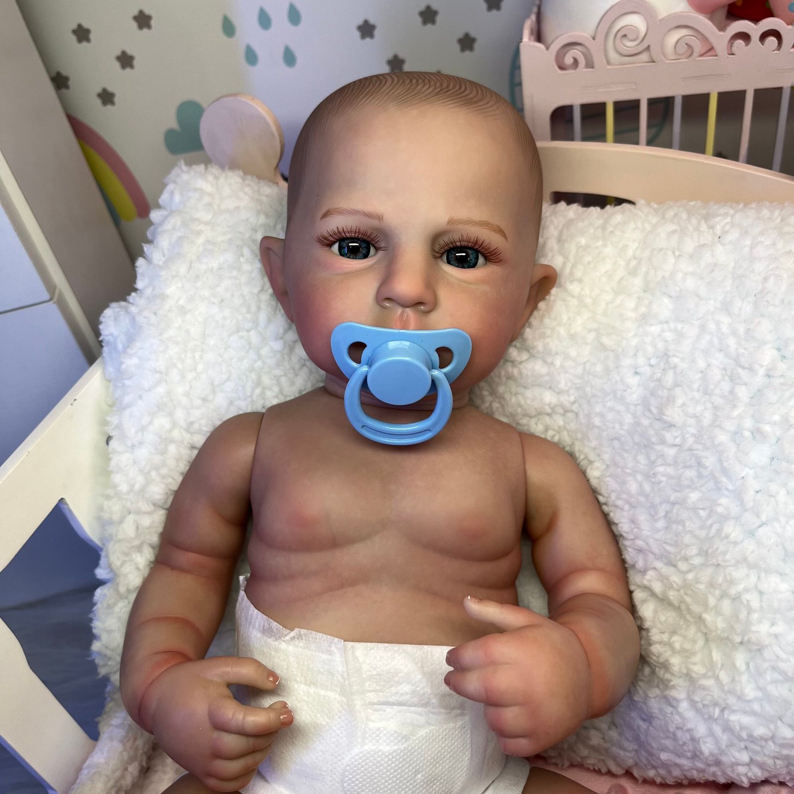 bebe de silicone real
